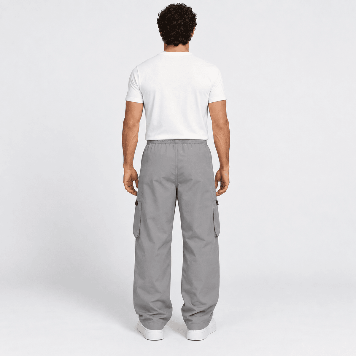 Urban Panel Cargo Trousers — Mid Grey