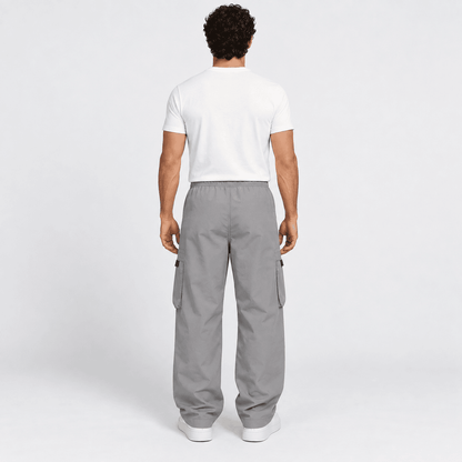 Urban Panel Cargo Trousers — Mid Grey