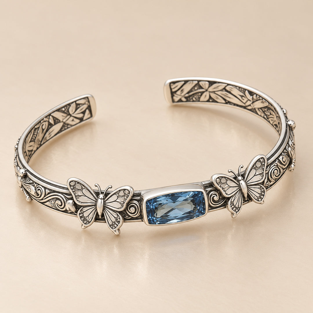 Isadora Butterfly Cuff Bracelet