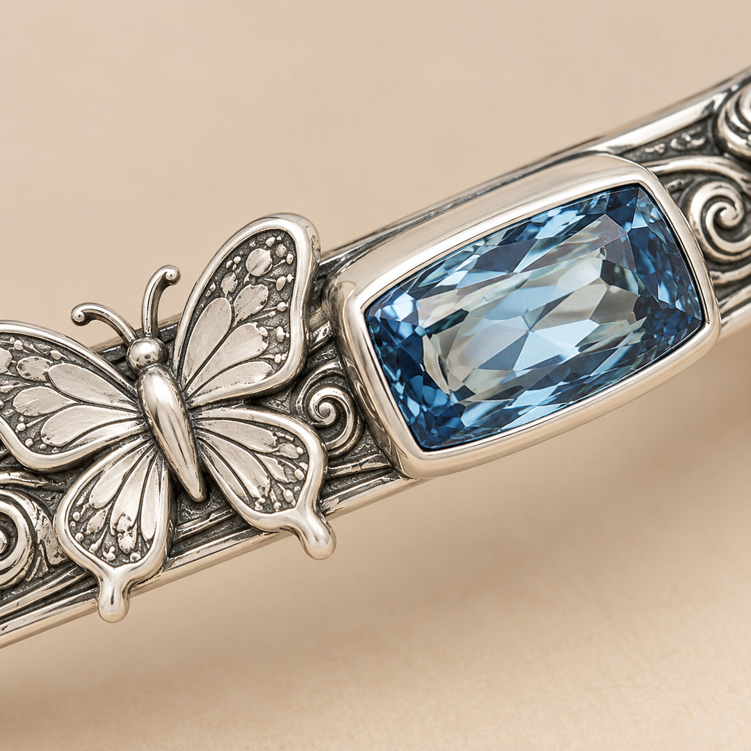 Isadora Butterfly Cuff Bracelet
