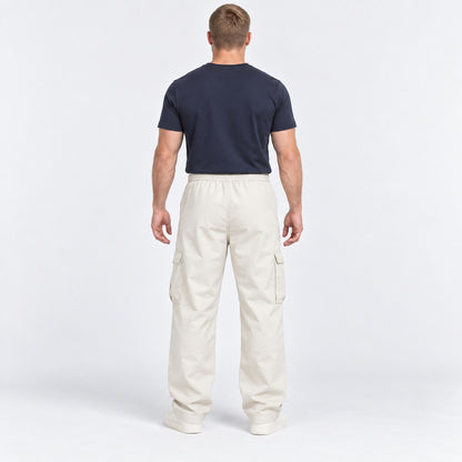 Urban Panel Cargo Trousers — Off White