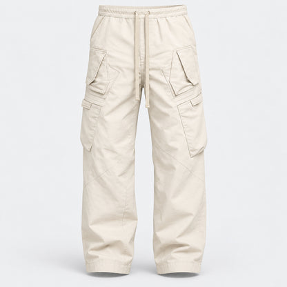 Urban Panel Cargo Trousers — Off White