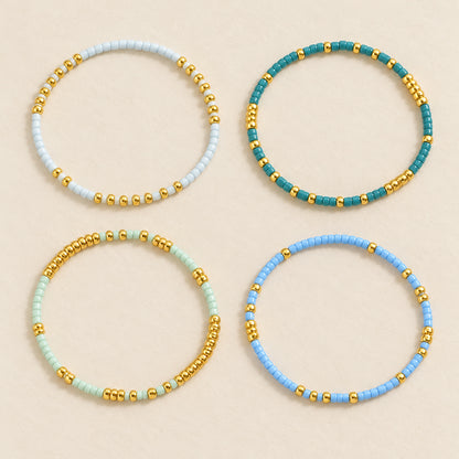 Marina Seed Bead Bracelet Set