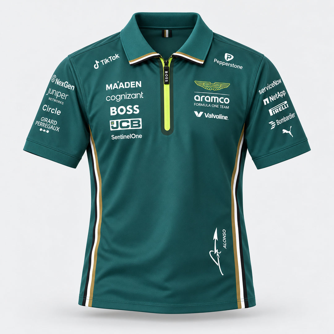 Verdant Zip Polo
